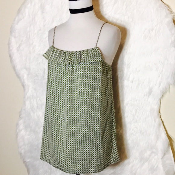 J.Crew Printed Ruffle Tank Top - Picture 2 of 6